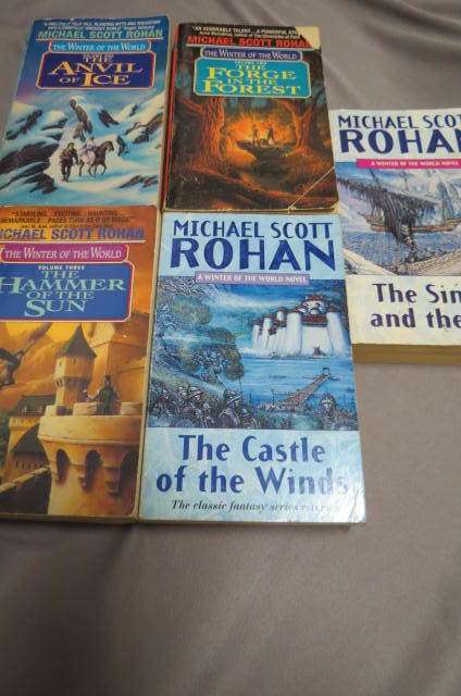 Rohan, Michael Scott. The Winter of the World vol. 1-5. The Anvil of Ice. And four more.